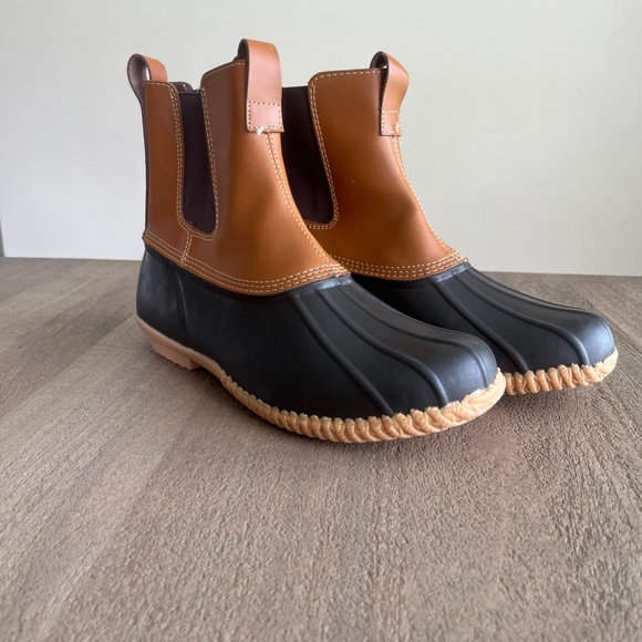 Lands' End Other - NWOT Men's Lands' Chelsea End Duck Boot Size 12D Tan